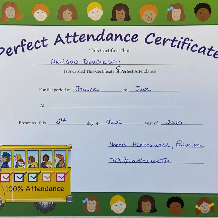 Creative Shapes Etc. - Wholesale Schoolbenodigdheden - Kinderen - Erkenningsbewijs - Perfecte aanwezigheid3