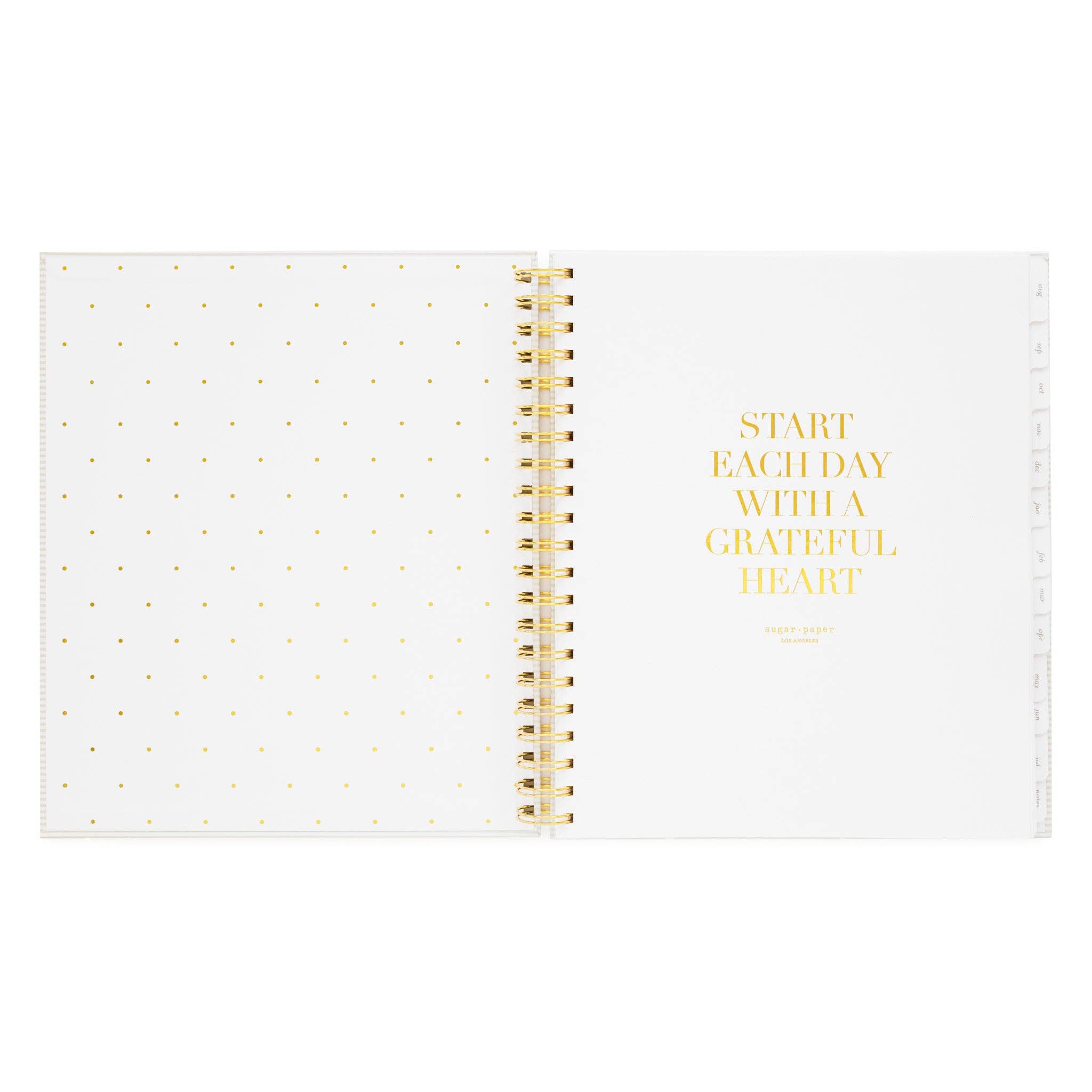 Sugar Paper - Wholesale Planner - 2025-2026 Khaki Stripe Large Weekly Spiral Academic Planner2