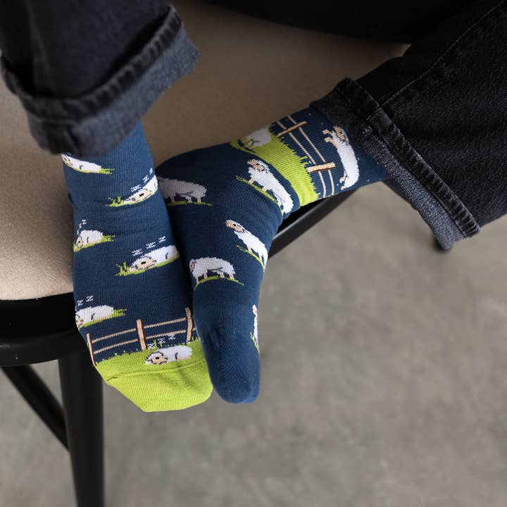 Friday Sock Co. - Wholesale Socks - Women's - Women's Jumping Sheep Socks