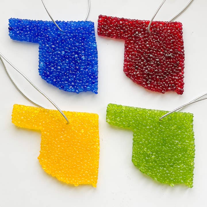 State of Oklahoma Air Fresheners - Signature Collection for wholesale by Coyer Candle Co.