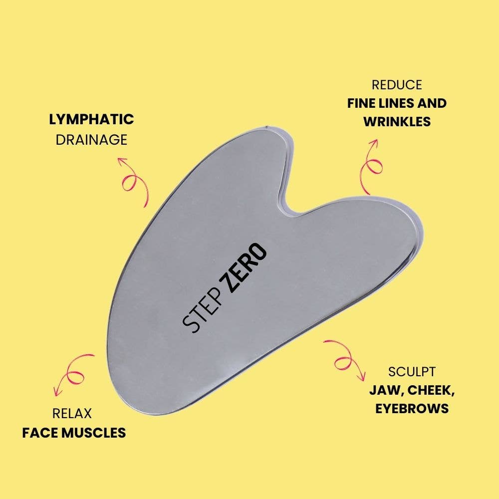 STEP ZERO Skincare - Wholesale Gua Sha Tool - Gua Sha Facial Massage Tool | Valentine's, Mother's Day Gift6