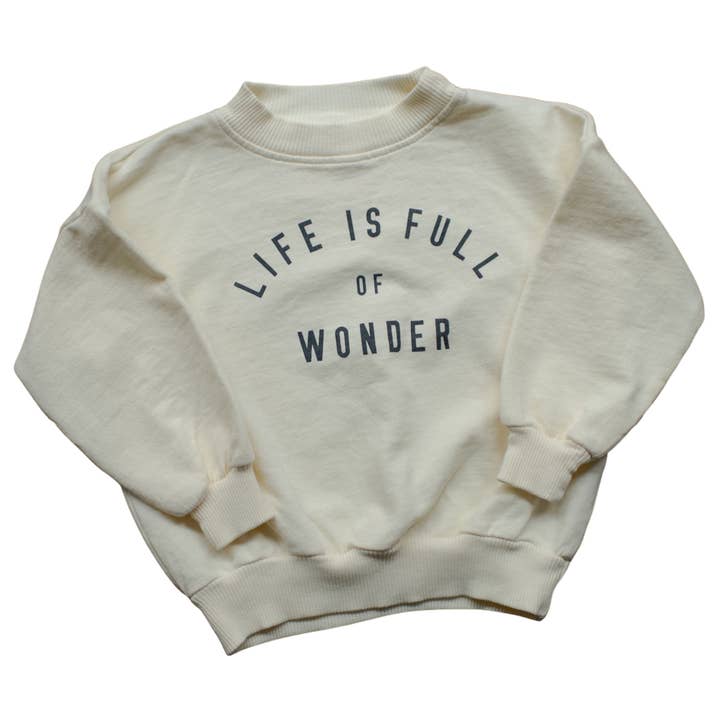 Legacy Sweatshirt | Wonder on Antikes Weiß für den Großhandel von Blaze Kids Wear