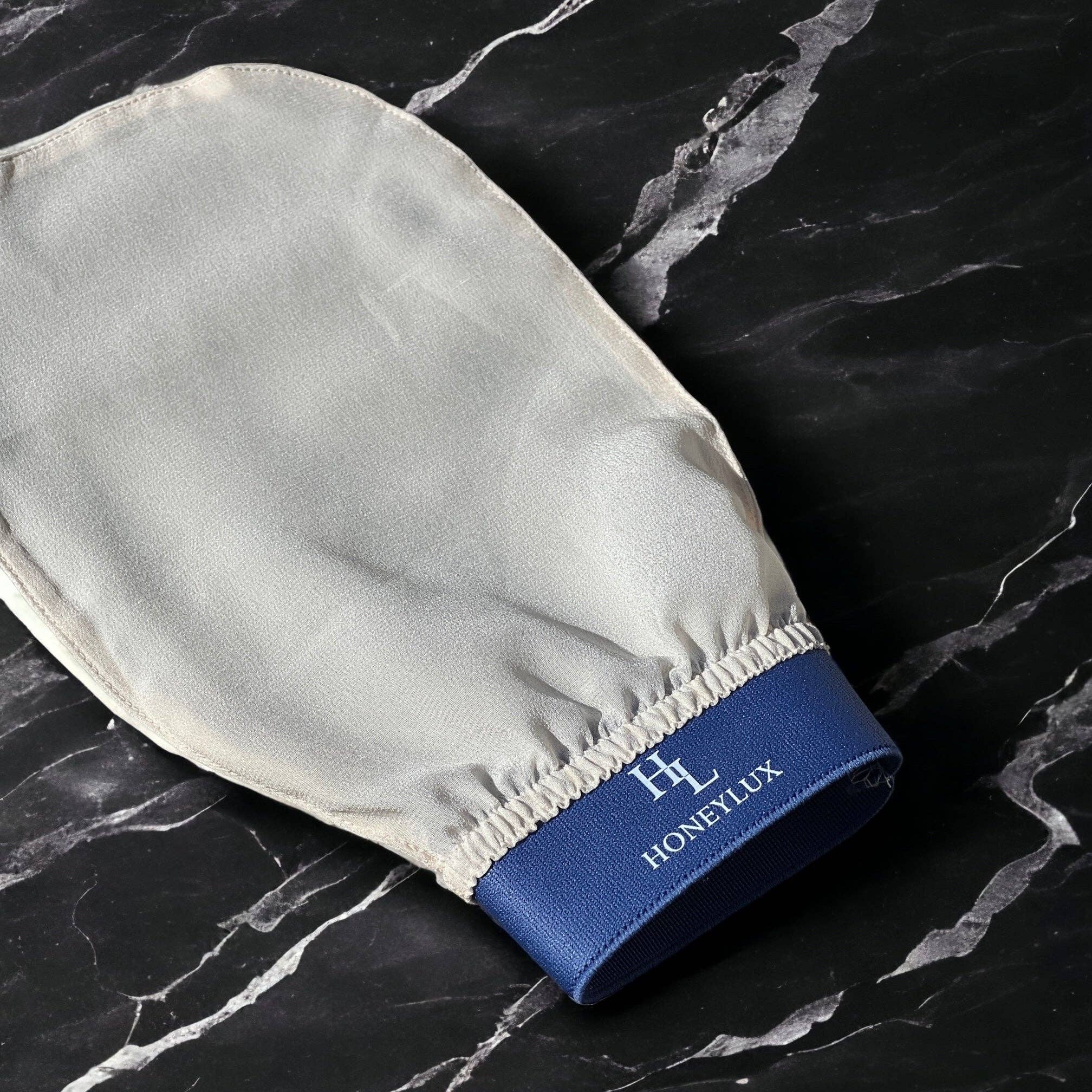 HoneyLux – wholesale Exfoliating gloves/mitts – Mulberry Silk Exfoliating Mitt - Body & Face1