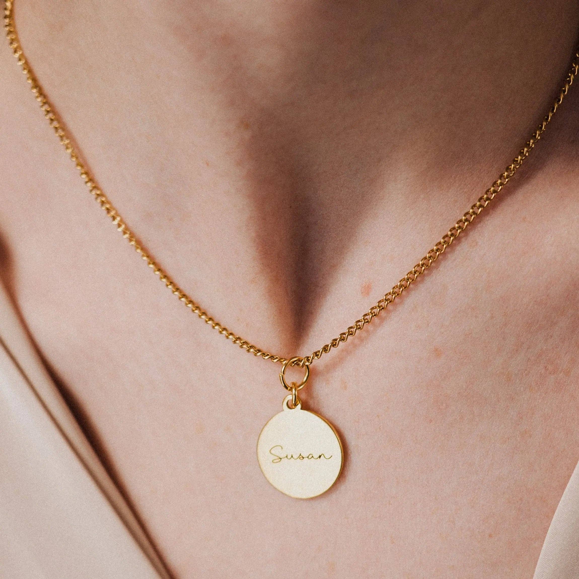 PHOEBE´S - Wholesale Pendant/Charm Necklace - Colgante de Medalla Grabada, Regalo Personalizado2