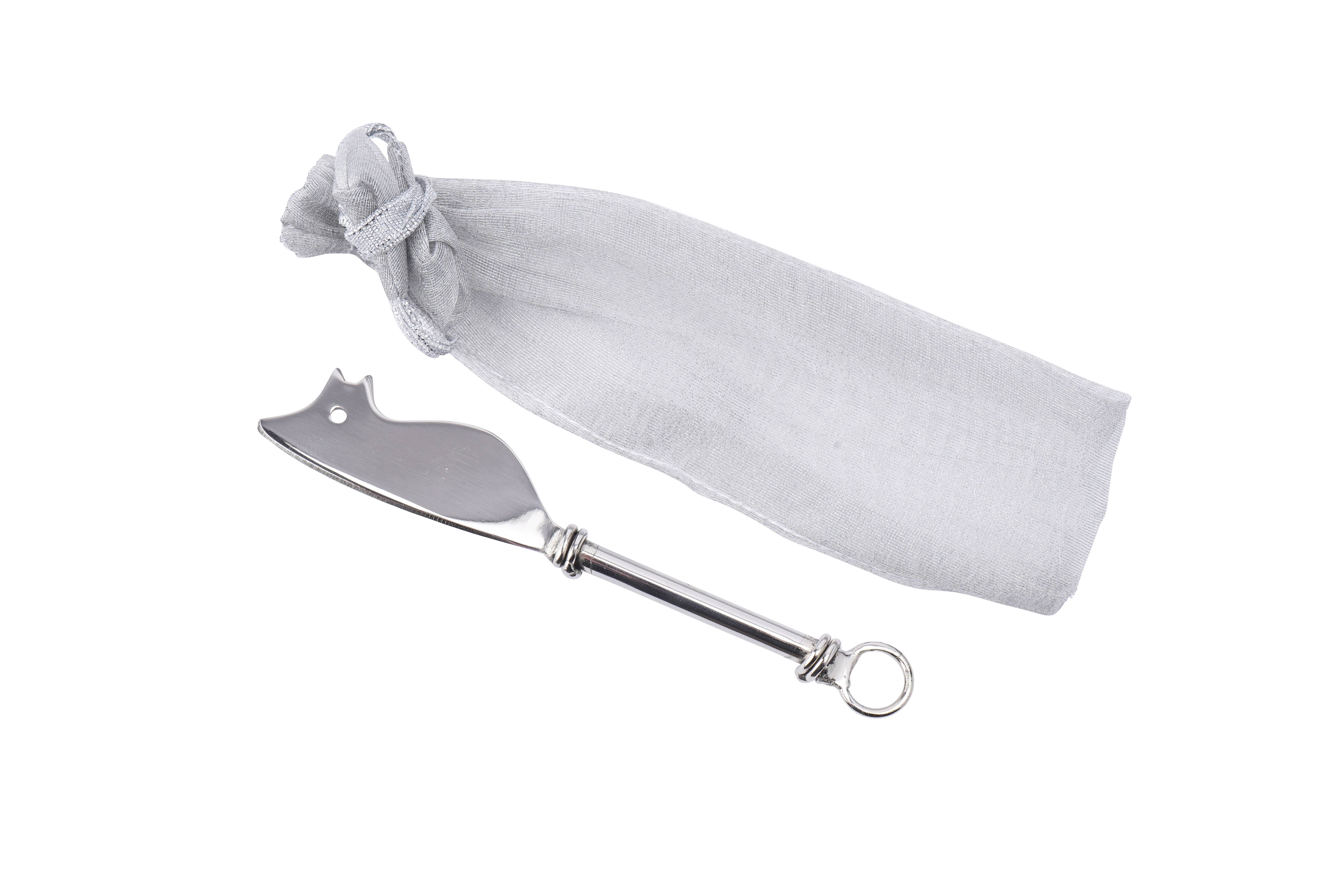 CGB Giftware – wholesale Cheese spreader – Mouse Cheese Knife In Organza Bag0