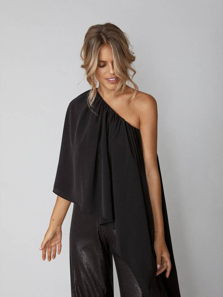 Ari Black Micro-Sequin Pants · Lady B · for wholesale by Bruna