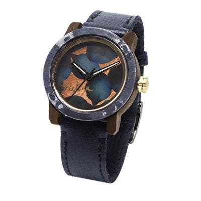 Montre Marco Noir Pui Fer Fleurs Noires U pour la vente par Mistura Timepieces