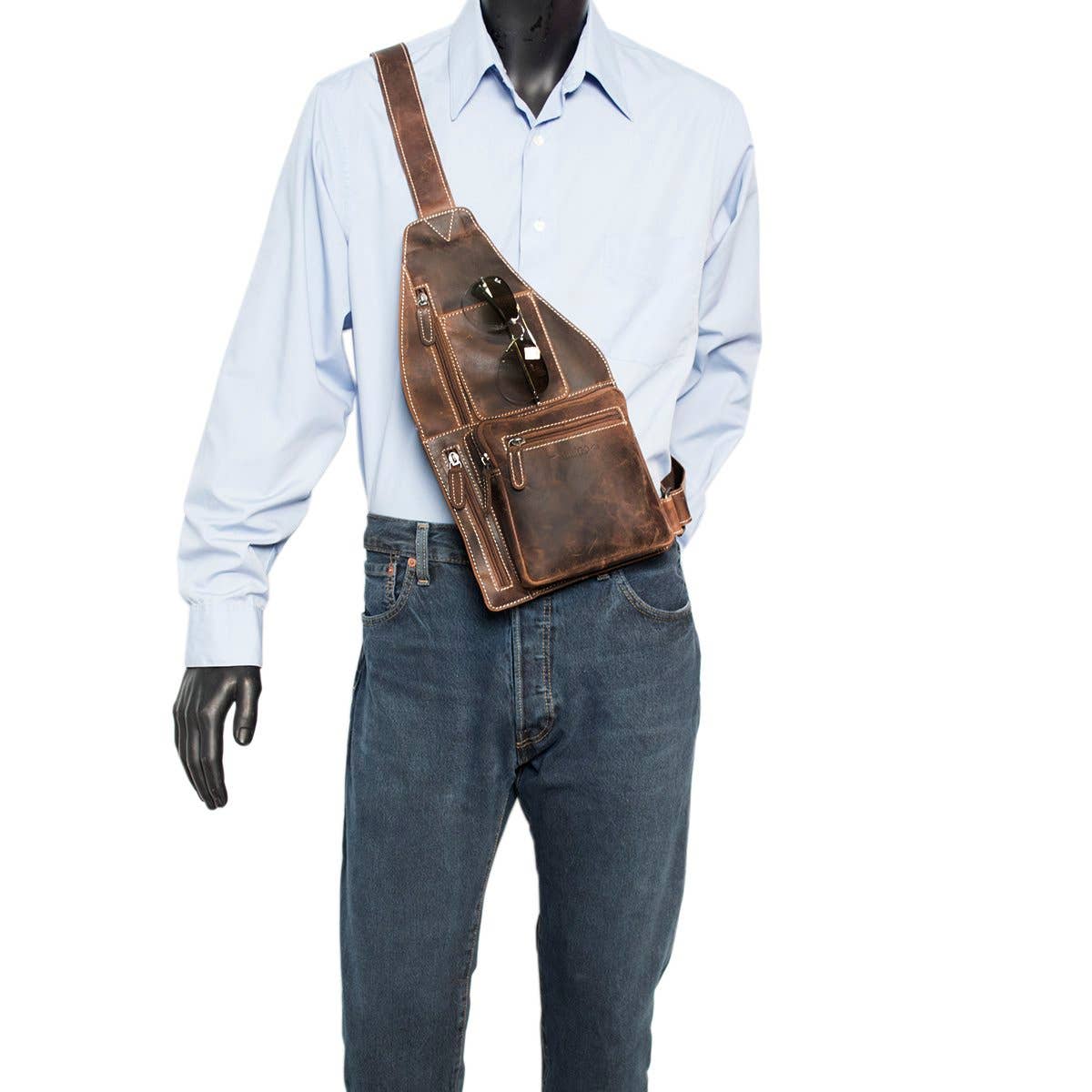 Arrigo - Wholesale Crossbody Bag - Women's - Arrigo Crossbody Shoulder Bag Buffalo Leather - 3 Colours3