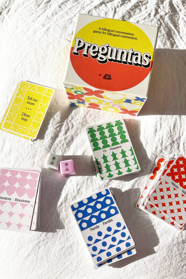 Hija De Tu Madre – Jogo de cartas por atacado – Jogo de Cartão de Conversa Bilingue Preguntas8