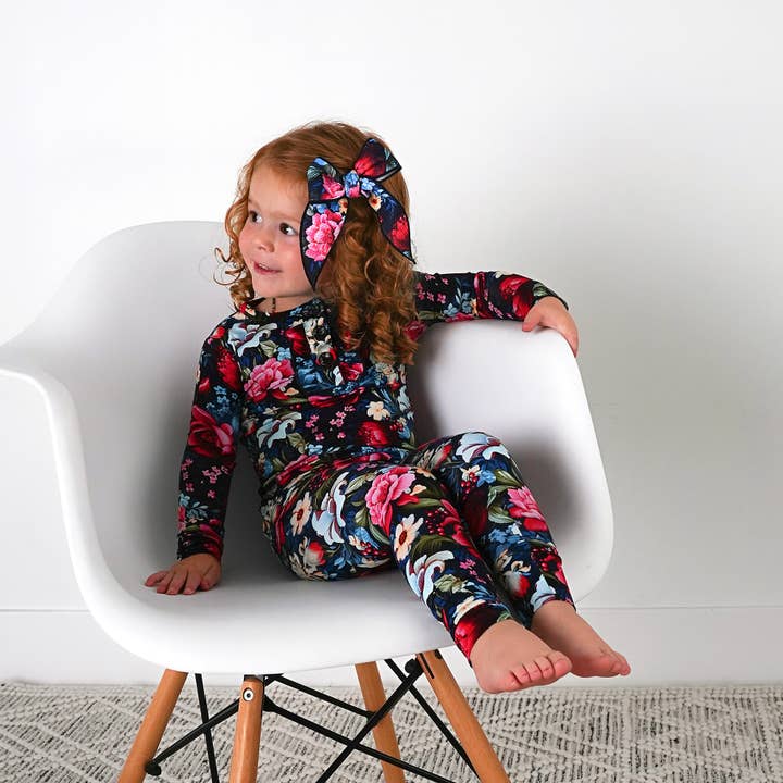 Gigi and Max – wholesale Pyjamasset - Barn – Aria Ruffle Tvådelad bambupyjama Barn Småbarnskläder4