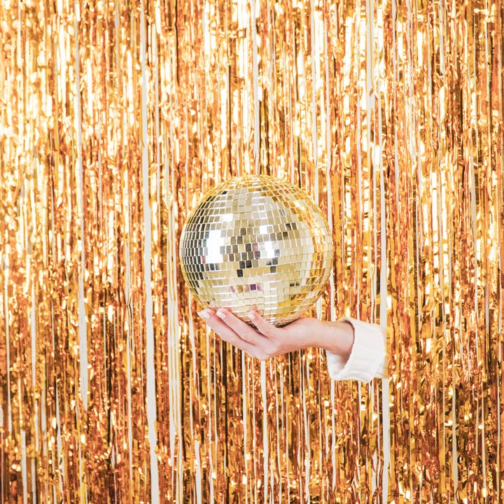 Housevitamin bv - Wholesale Christmas decoration - Christmas Decoration - Christmas Hanger - Discoball - Foam - Gold - 20x20x20cm6