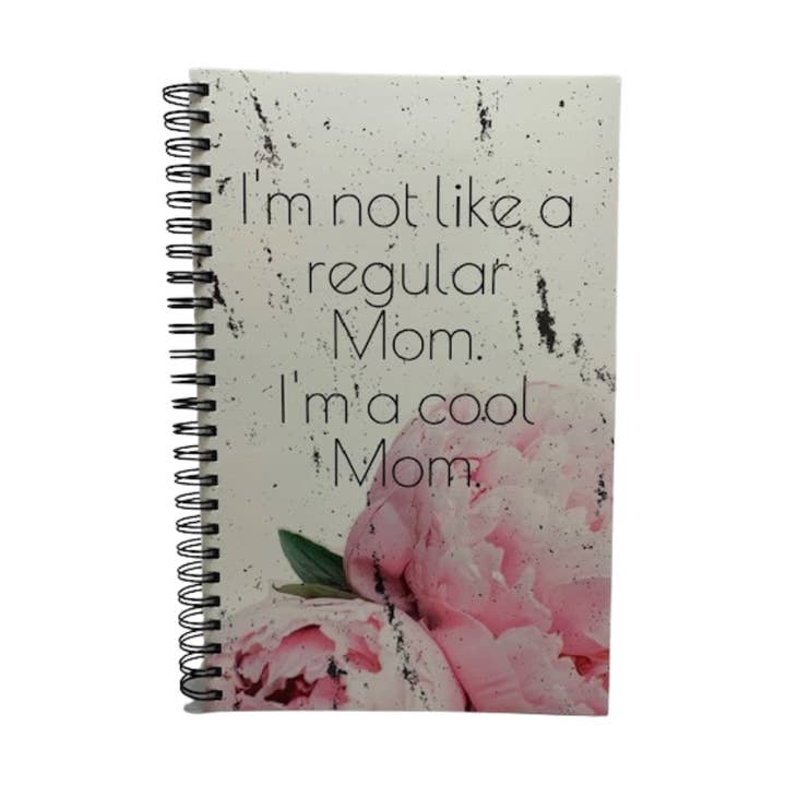 Coil-bound Lined Notebook - Cool Mom for wholesale by Days with Gray