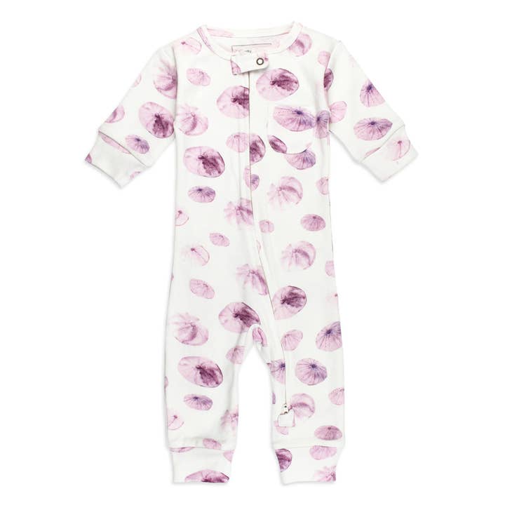 Sea Urchin | Organic Zipper Romper for wholesale by L'ovedbaby