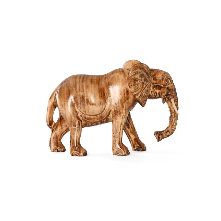 Swahili | AFRICAN MODERN - Wholesale Sculpture - Kenyan Jacaranda Wood Jumbo Elephant3