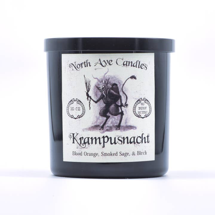 North Ave Candles - Wholesale Jar/Filled Candle - Holiday Candle / Krampus / Gothic Decor / Curiosity Shop