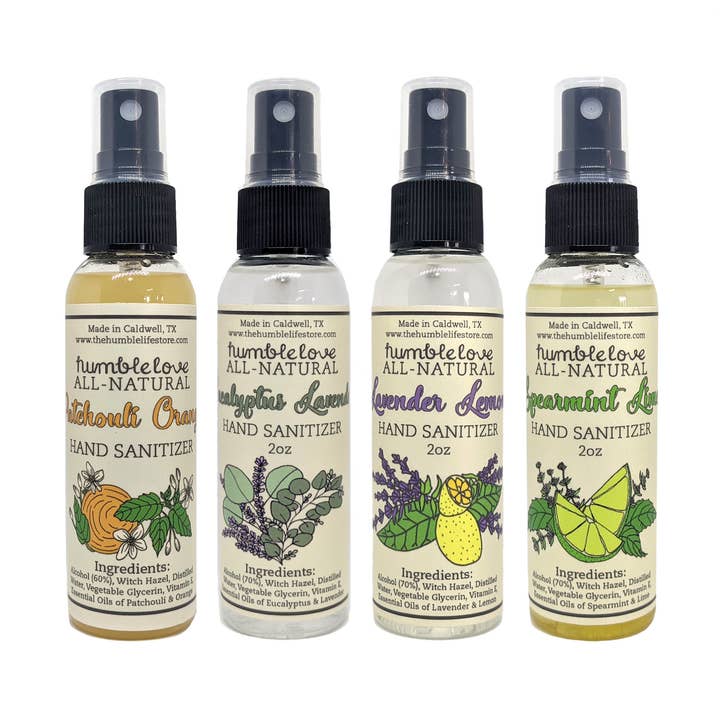 humblelove - Wholesale Hand Sanitizer - Hand Sanitizers - All Natural with Essential Oils4