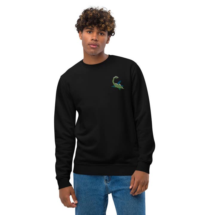 Nessy Embroidered Unisex Eco Sweatshirt for wholesale by Local Summer Collective Surf Shop