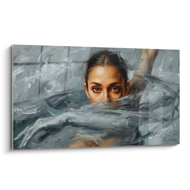 Woman in Water Painting - Aquatic Emergence - Dance Edition for wholesale by Walensky