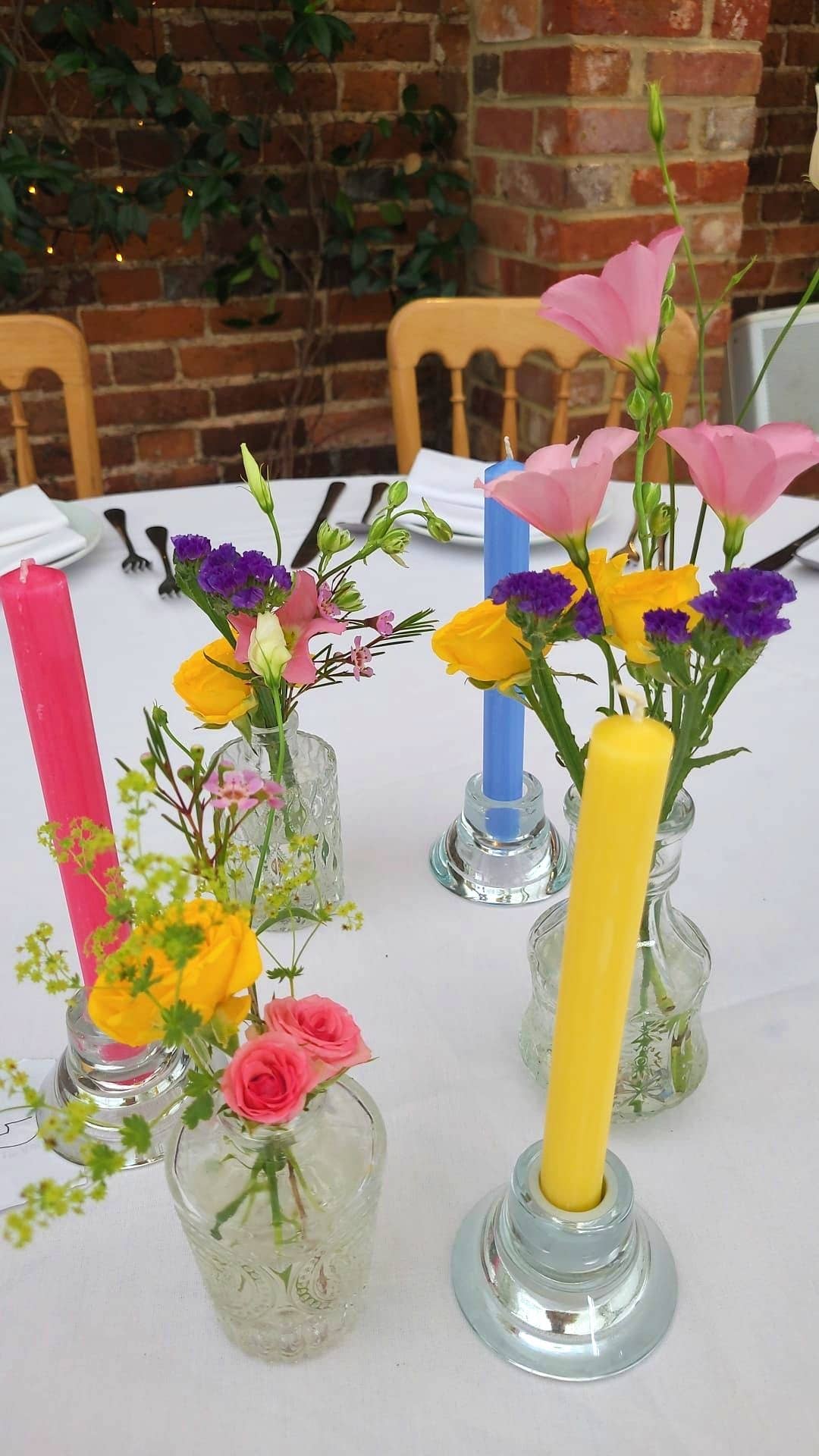 Shearer Candles - Wholesale Tapered Candle/Candlestick - Red 8 inch Dinner Candles x 207