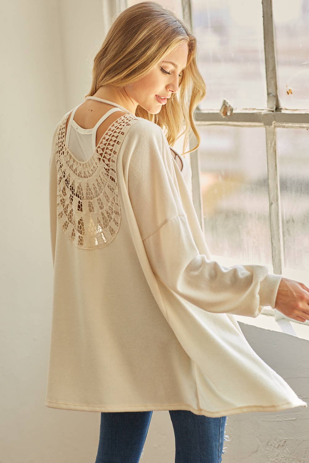 Moonshot Clothing – Großhandel Strickjacke – Damen – MST1935-A La Mode Kaschmir-Strickjacke8