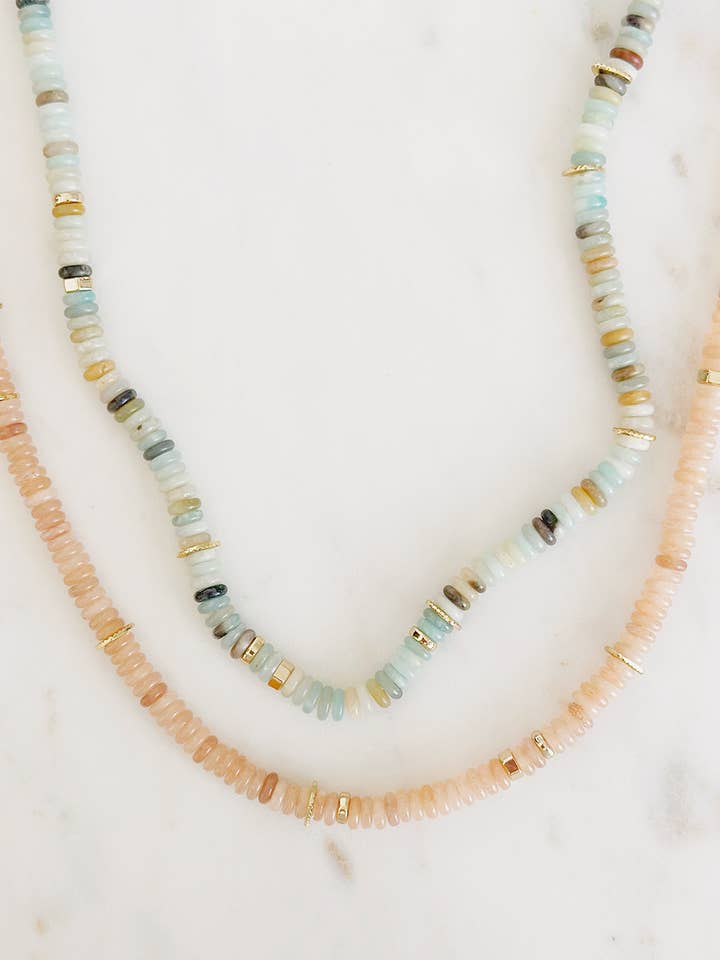 Variated Stone Halsband för wholesale av The Lucky Collective