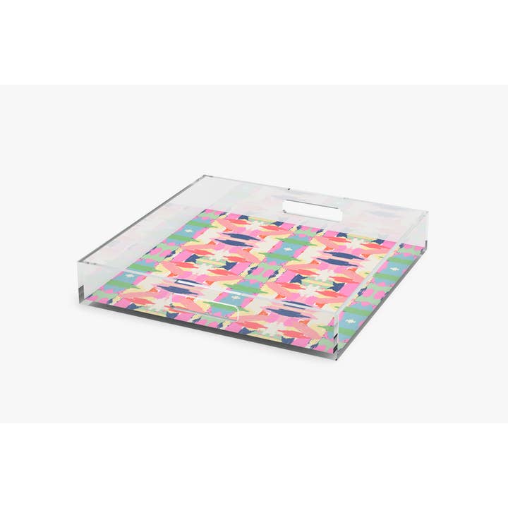 Clairebella Personalized Gifts & Pillows - Wholesale Decorative Tray - Mila Acrylic Tray | Acrylic Tray | Dinner Table Trays3