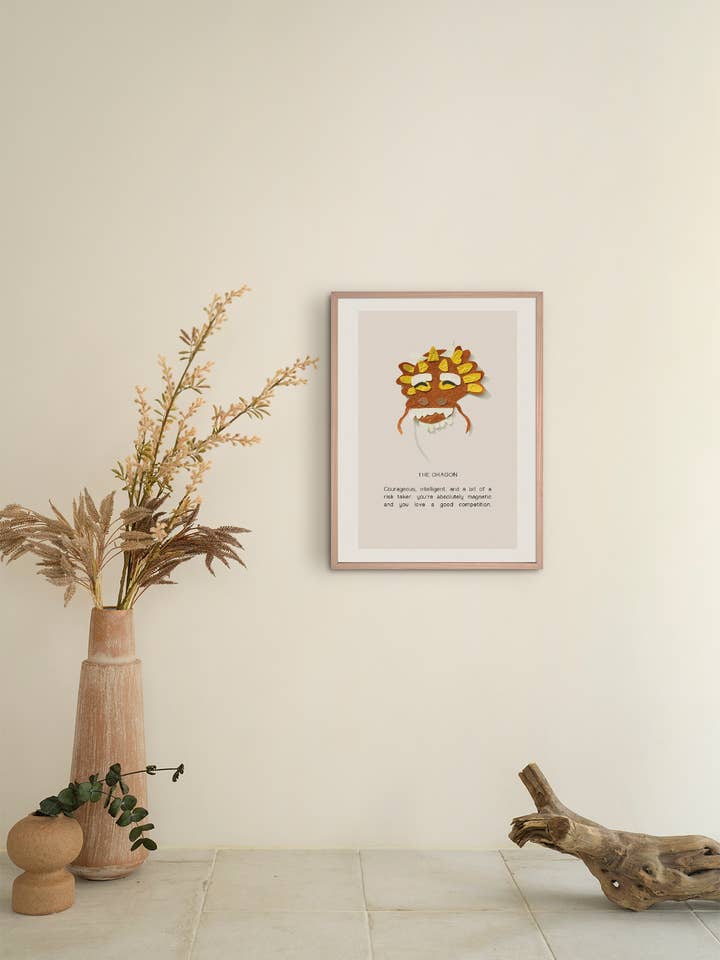 The Dragon (Chinese Zodiac) Print for wholesale by Neets