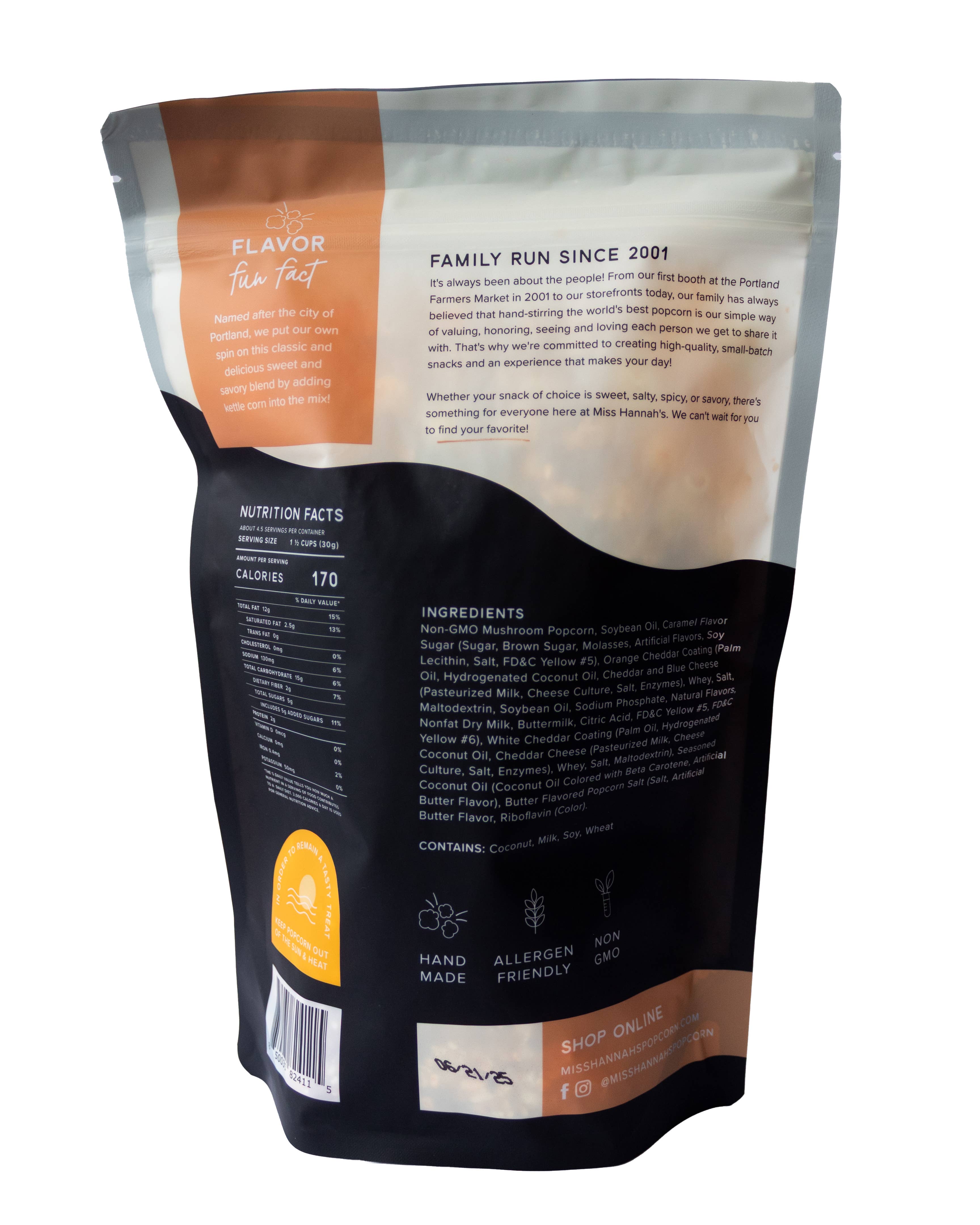 Miss Hannah's Gourmet Popcorn – wholesale Popcorn – Bridge City Mix Popcorn3