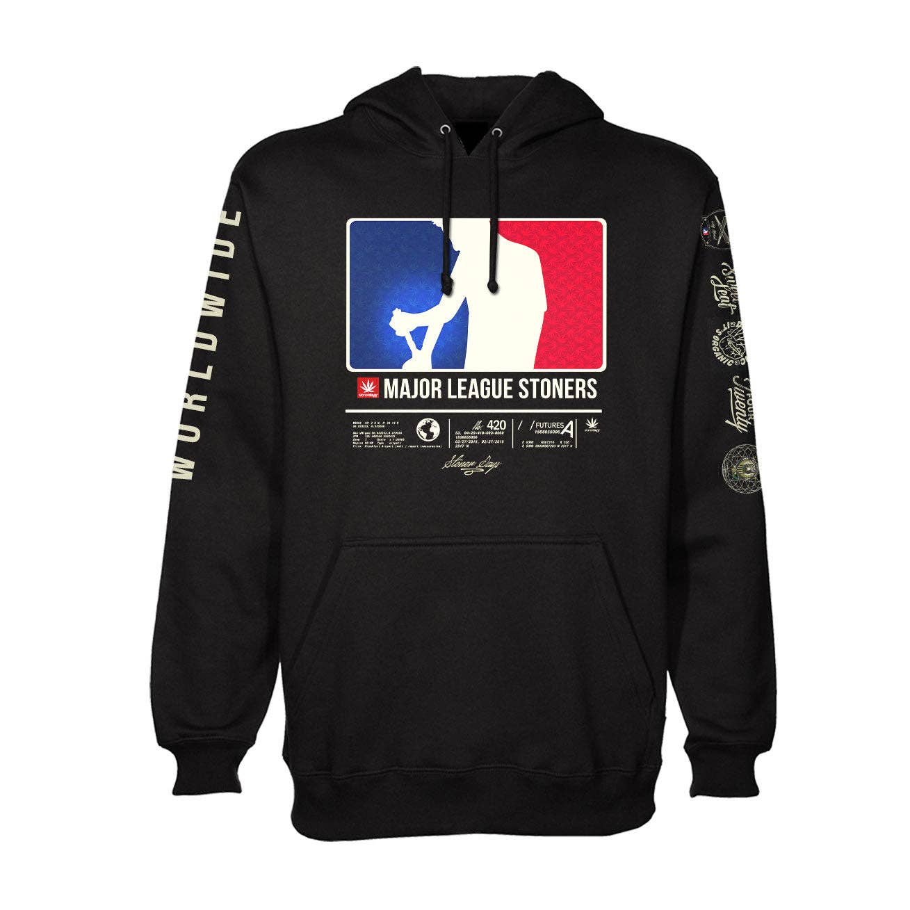 StonerDays Apparel – Hoodie – Unissexo por atacado – Moletom com capuz MLS All Stars8