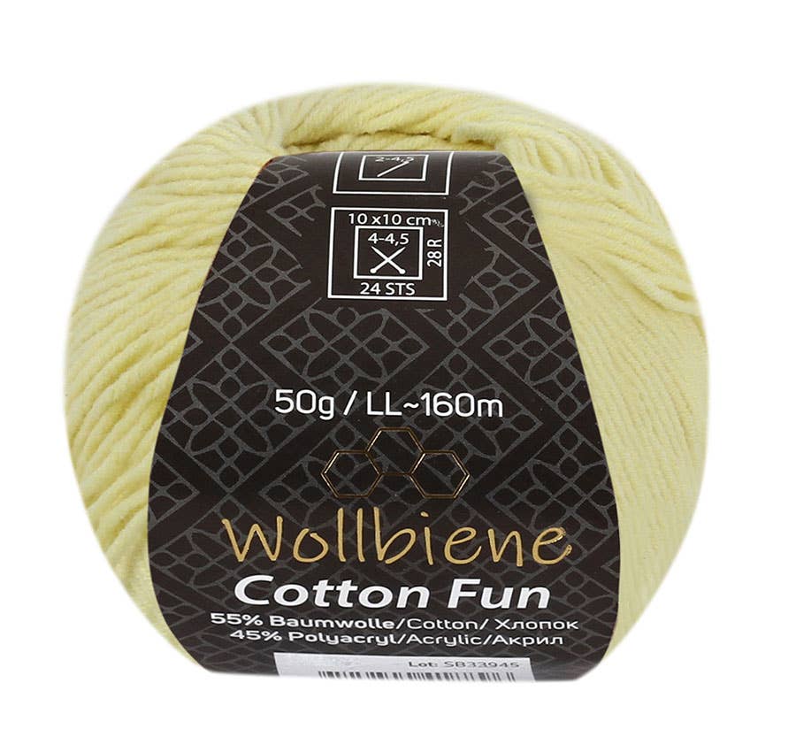 Wollbiene - Wholesale Yarn - Cotton Fun all-season wool 50g knitting wool cotton mix6