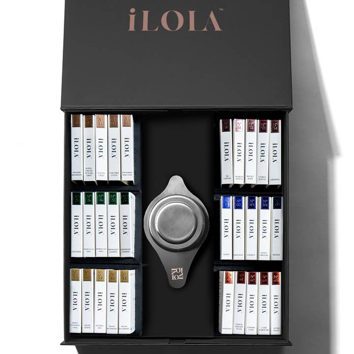 House of iLOLA – Tea Disc Sampler Set (30 Teas + Infuser) for wholesale by iLOLA Tea