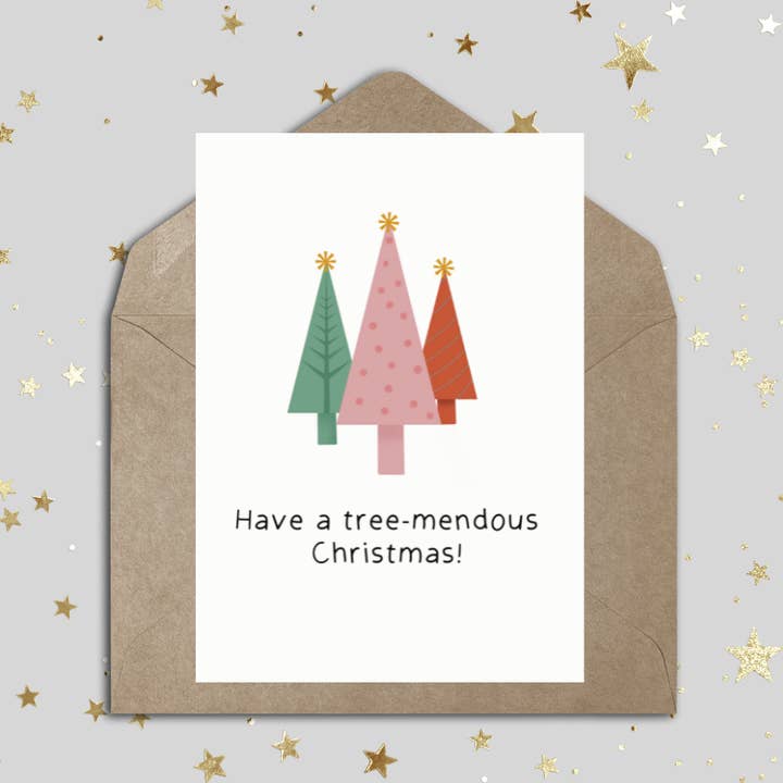 Tenha um Cartão de Saudações de Natal Árvore por atacado de Leave My Mark Designs