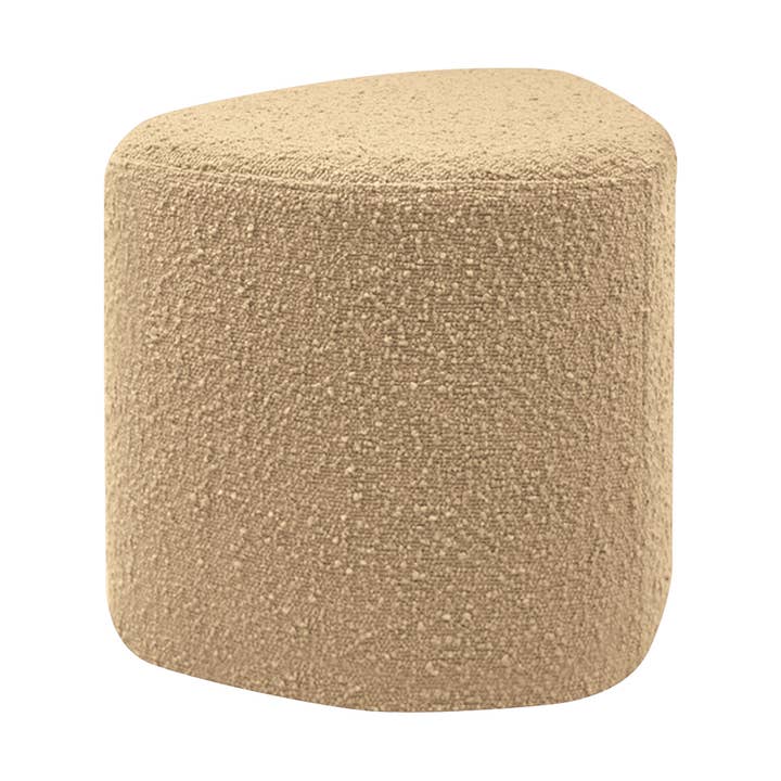 Opjet Paris – Großhandel Hocker – Hocker Eve Bouclé-Stoff beige L45 T35 H35cm