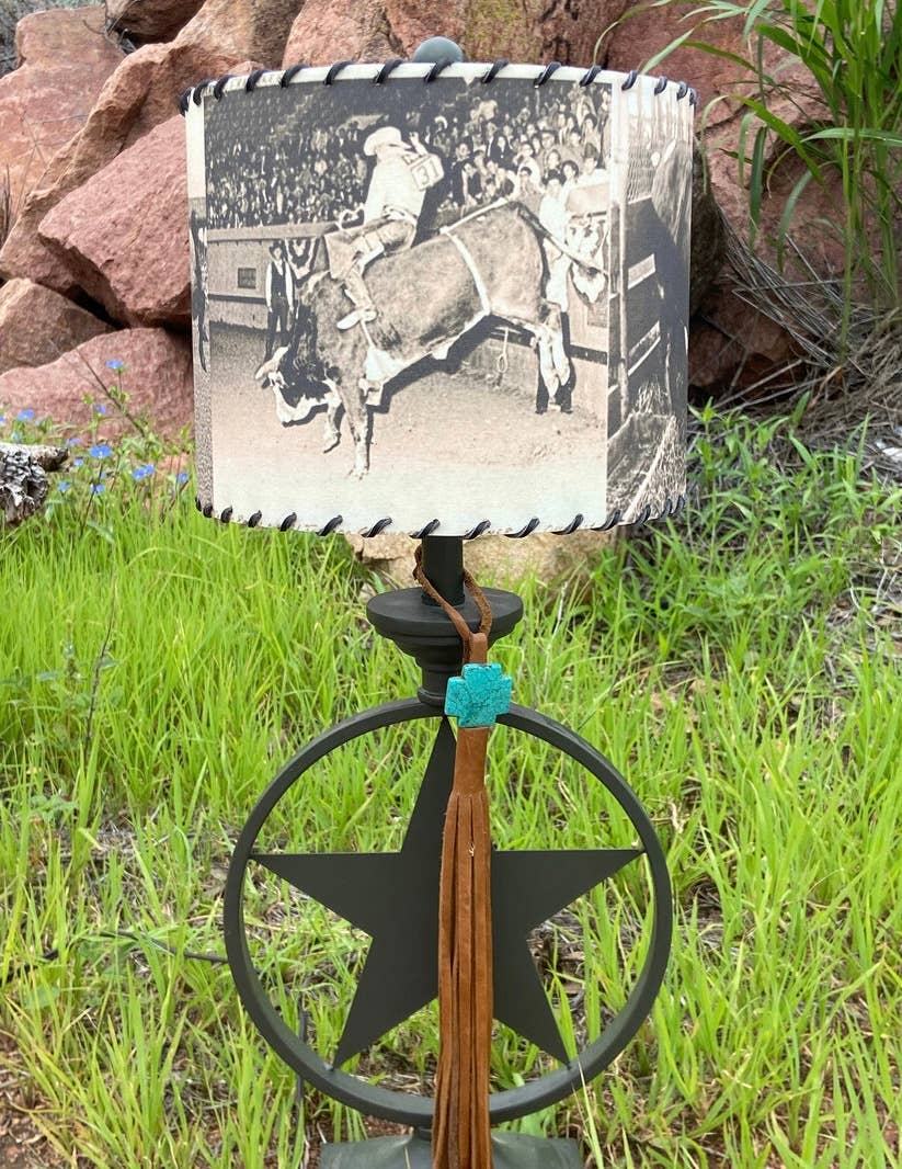 Red Dirt Ranch Clothing Company - Wholesale Lampenkap - Lampenkap Rodeo Legend Freckles Bruin 6-inch1