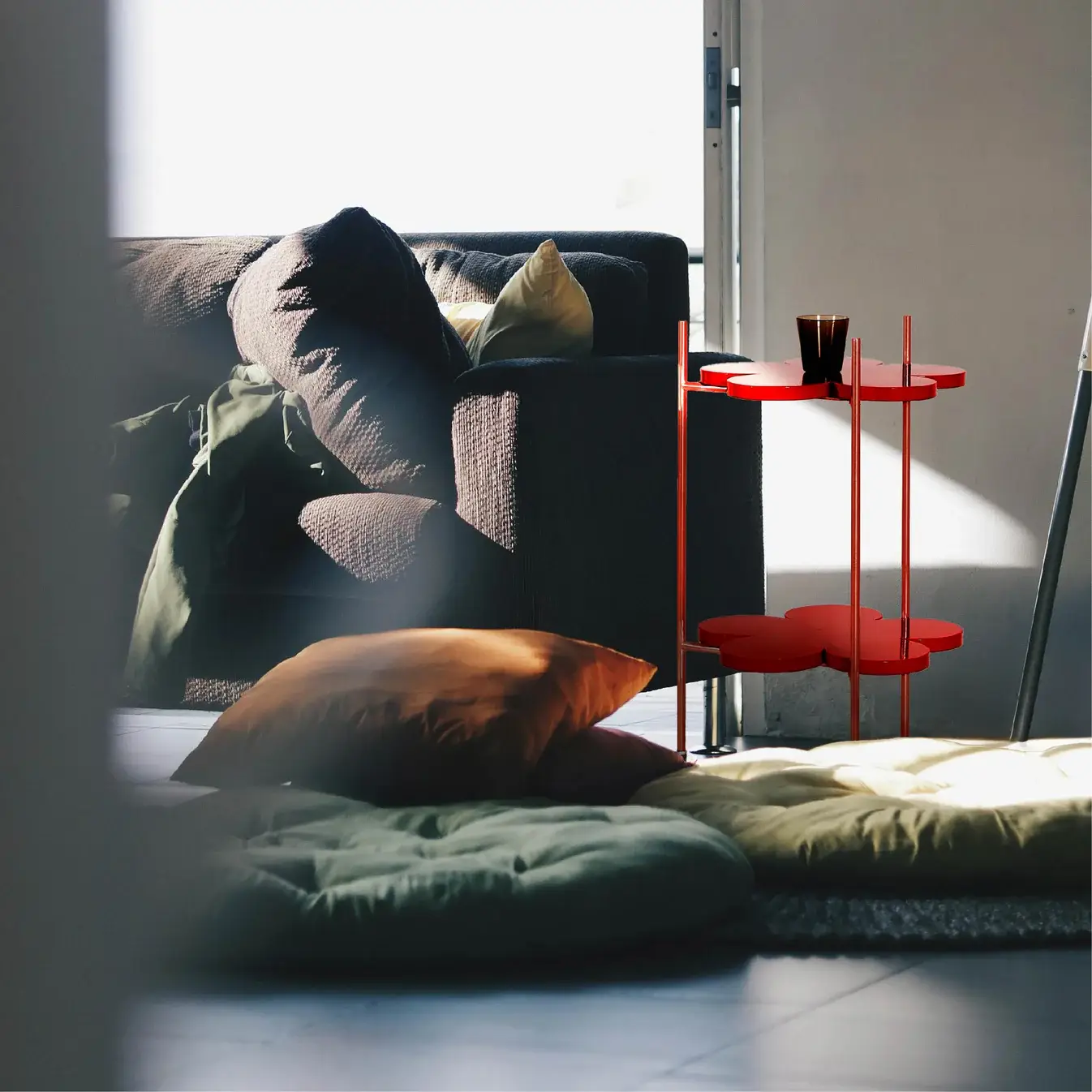 PDM Brand - Wholesale Side Table - DAISY TROLLEY – Compact Rolling Side Table with Wheels3