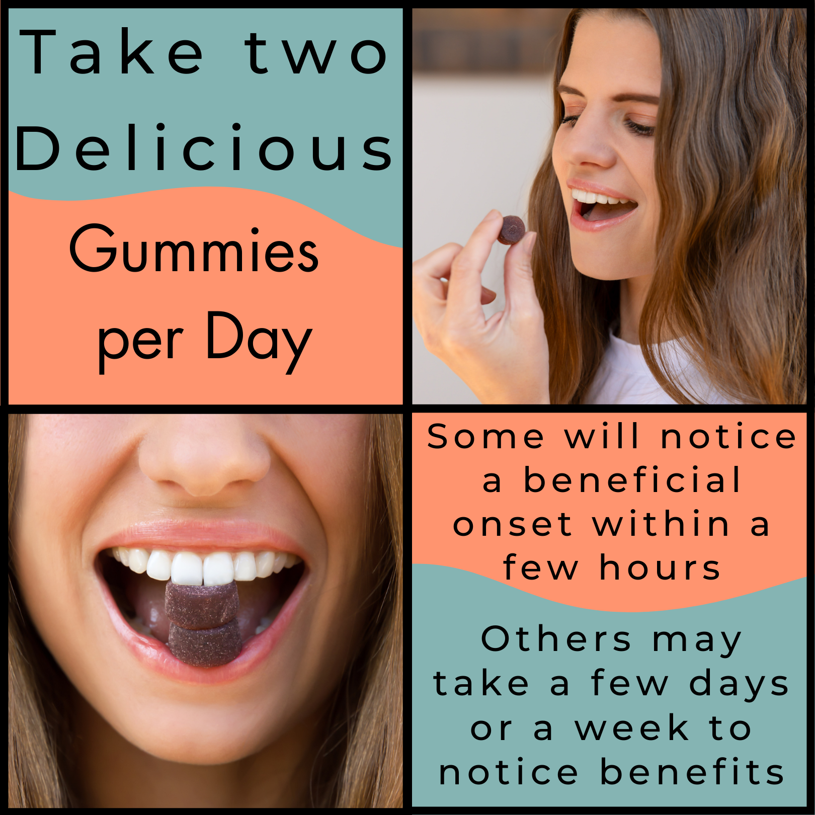 Brain Wave - Vente Supplément oral/vitamine - Gummies aux champignons superaliments3