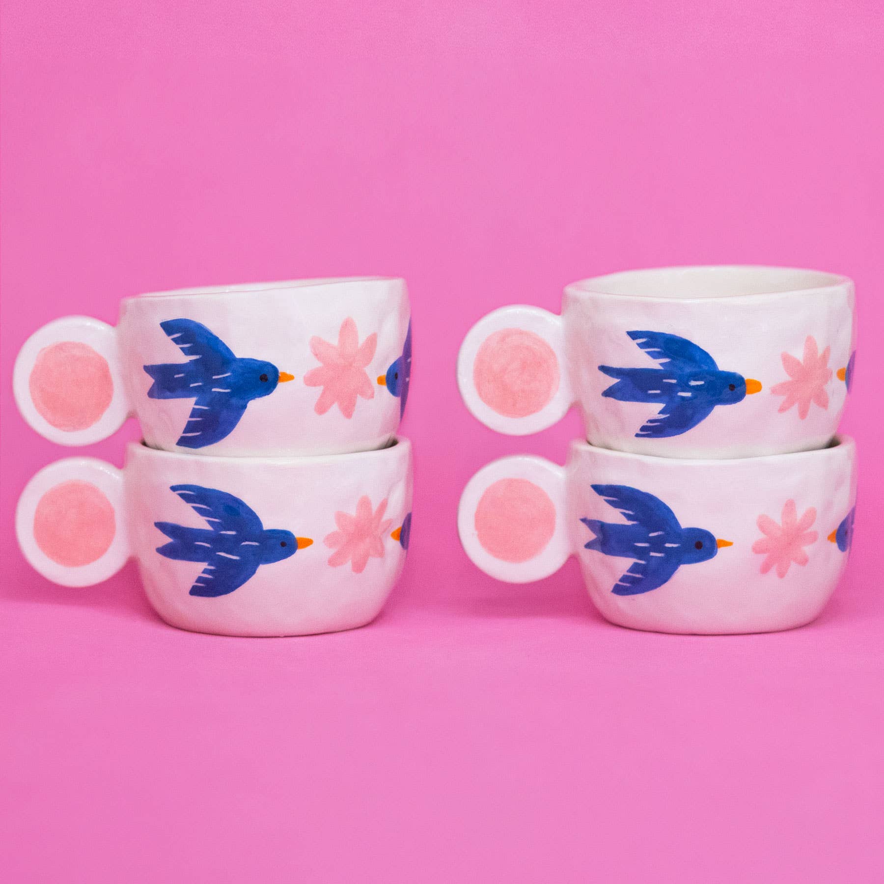 Ana Seixas - Wholesale Coffee Mug - Birds Ceramic Cup3