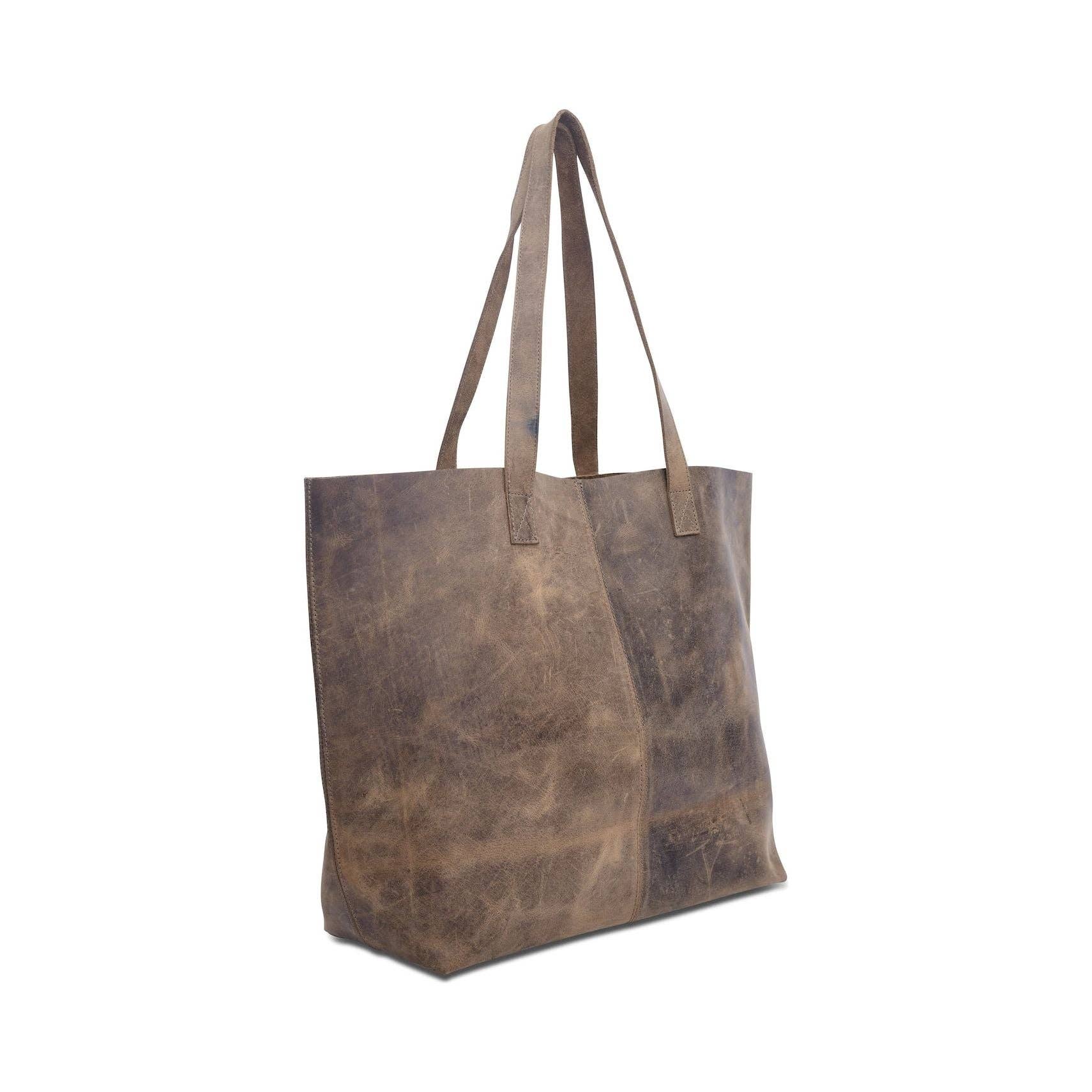 MLC - Wholesale Tote bag – Women's - Customized Work Companion: Brown Leather Tote Bag2