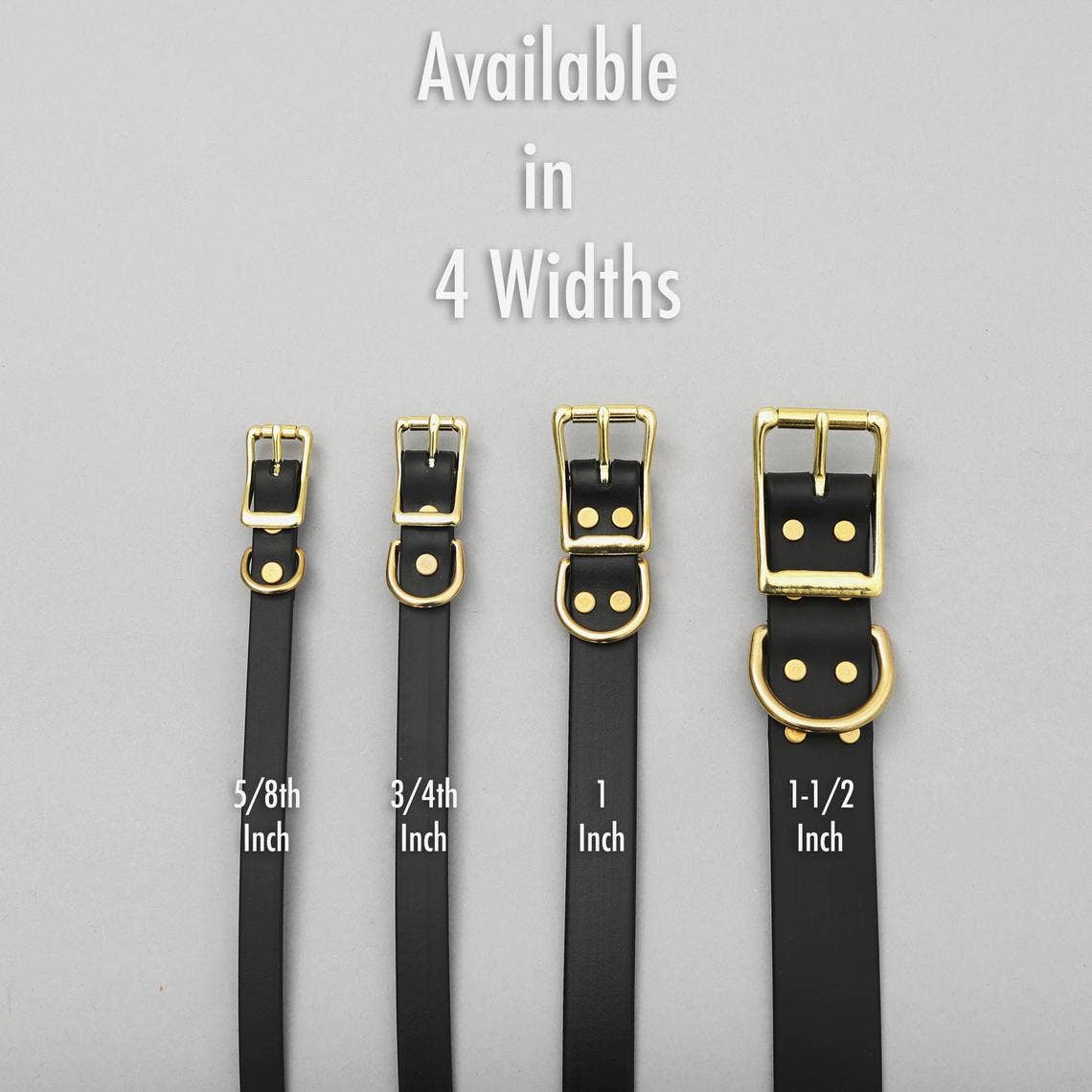 Mimi Green - Wholesale Pet Collar - Dog - Waterproof Leather Alternative Dog Collar Belt Buckle Black2