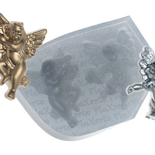 Golden Angels Silicone Mold for wholesale by Flexarte USA