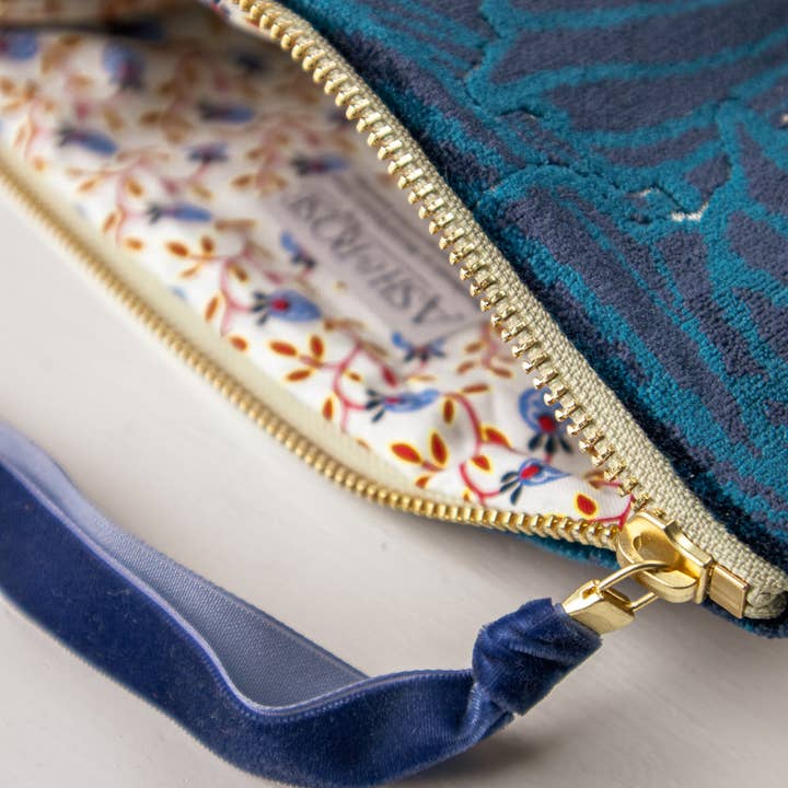 Ash & Rose - Vendita all'ingrosso Braccialetti - Portafoglio da polso Blossoms in velluto