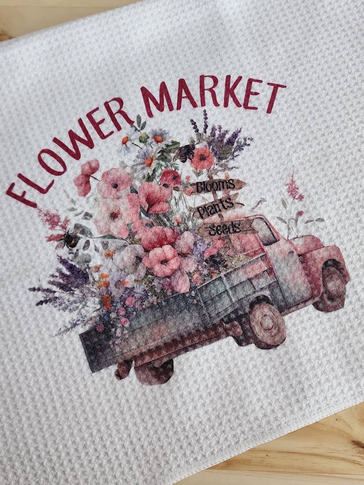 BLOMSTERMARKED VISKESTYKKE for engroshandel hos Doodles and Lace