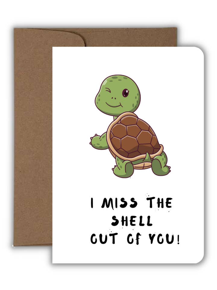 Gratulationskort - Fröken dig - Jag saknar skalet ur dig för wholesale av Fyg & Company, LLC