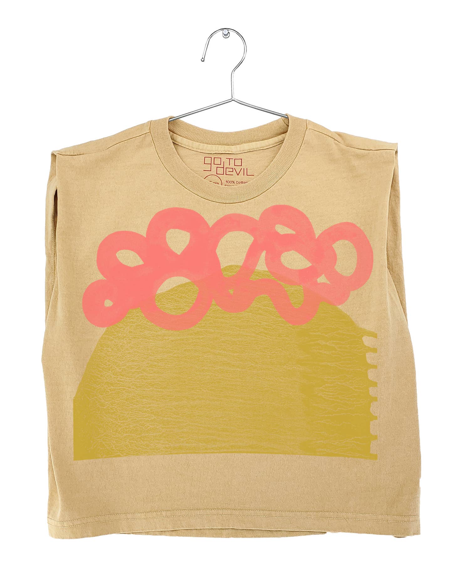 Go To Devil - Wholesale Screen Printed T-Shirt - Women's - Wander Joan Heavyweight Muscle Tee3