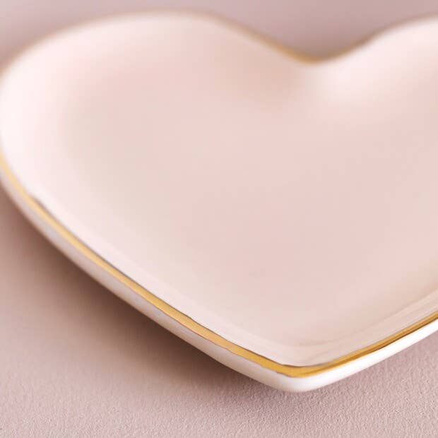 Lisa Angel - Wholesale Jewellery dish - Pink Heart Trinket Dish3