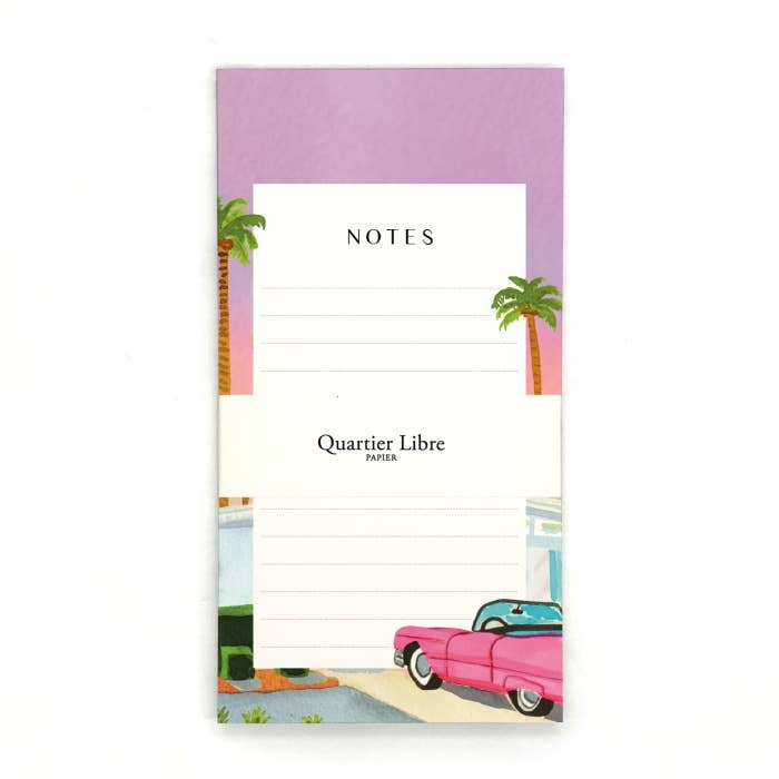 Quartier Libre Papier - Wholesale Notepad - Palm Springs Notepad Free District1