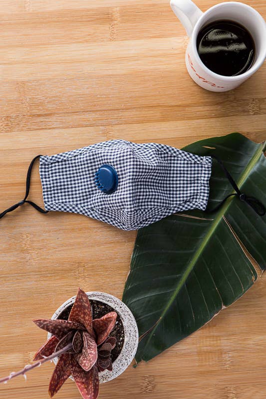 Leto Accessories - Wholesale Protective Face Mask/Shield - Checkered Mask With Colored Filter15