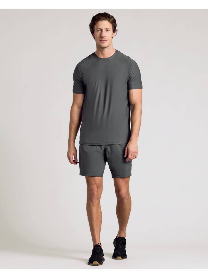 True Classic - Wholesale Athletic Shorts - Men's - Carbon 9" Active Quick Dry Shorts3