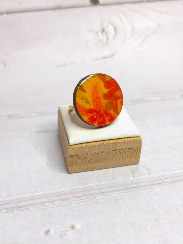 Anelli Linea Wood per la vendita all'ingrosso da parte di fimminà sicily boutique