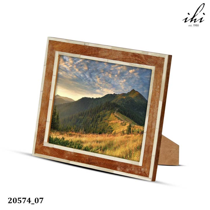 India Handicrafts Inc – Moldura por atacado – Molduras Madeira Borda LG Branco & Preto7